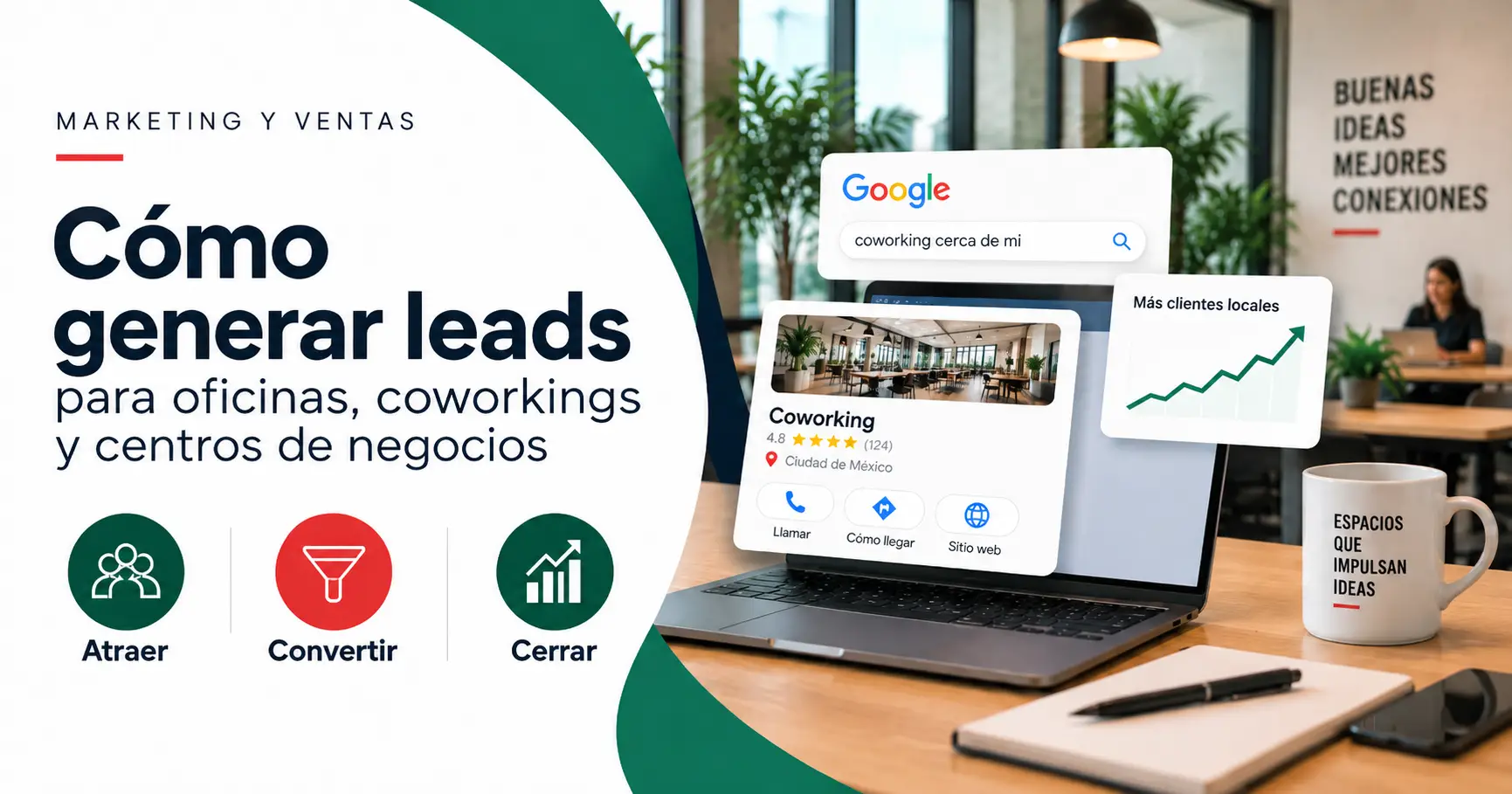 Cómo generar leads para oficinas y coworkings