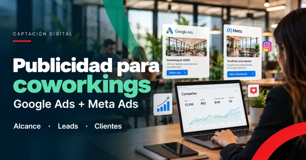 Publicidad para coworkings con Google Ads y Meta Ads